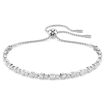 Swarovski armbånd Matrix Tennis bracelet Mixed round cuts, White, Rhodium plated - 5677813