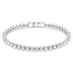 Swarovski armbånd Emily bracelet Round cut, White, Rhodium plated - 1808960