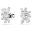 Swarovski øredobber Mesmera stud earrings Mixed cuts, Flower, White, Rhodium plated - 5737462