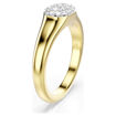 Swarovski ring Dextera ring Mixed cuts, White, Gold-tone plated - 5732854