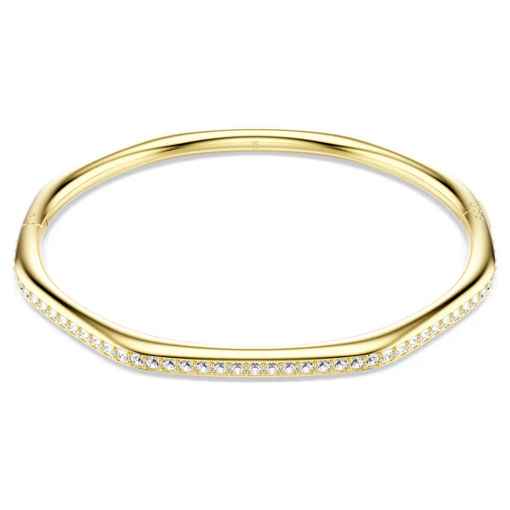 Swarovski armbånd Dextera bangle Octagon shape, Round cut, White, Gold-tone plated - 5724581