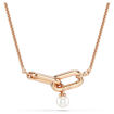 Swarovski smykke Constella pendant Crystal pearl, Round cut, White, Rose gold-tone plated - 5728589