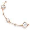 Swarovski armbånd Imber bracelet Round cut, White, Rose gold-tone plated - 5730677