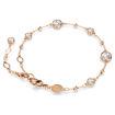Swarovski armbånd Imber bracelet Round cut, White, Rose gold-tone plated - 5730677