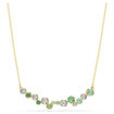 Swarovski smykke Constella necklace Mixed cuts, Green, Gold-tone plated - 5732247