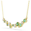 Swarovski smykke Constella necklace Mixed cuts, Green, Gold-tone plated - 5732247