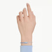 Swarovski armbånd Matrix Tennis bracelet Mixed cuts, Blue, Rhodium plated - 5732266