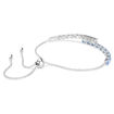 Swarovski armbånd Matrix Tennis bracelet Mixed cuts, Blue, Rhodium plated - 5732266