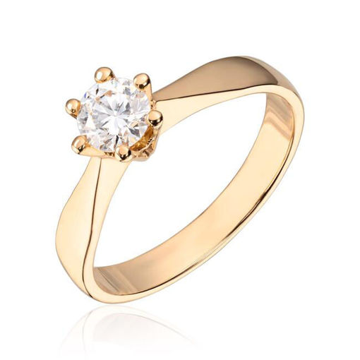 Forlovelsesring Margrete med Oval Lab Grown diamant i 1,00 ct og River (D) -VS1 - LAB16116100RVGU