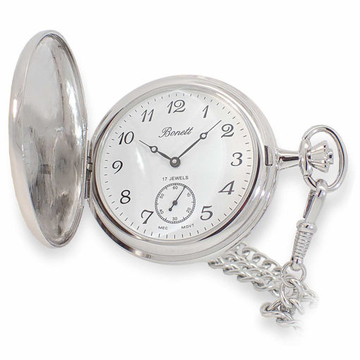 Bonett lommeur mekanisk inkl. kjede - 463