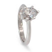 Forlovelsesring Gaia med Oval Lab Grown diamant i 1.00 ct og River (D) - VS1 - LG100gg