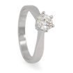 Forlovelsesring Margrete med Oval Lab Grown diamant i 0,50 ct og River (D) -VS1 - LAB1611650RVHV