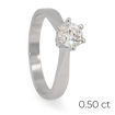 Forlovelsesring Margrete med Oval Lab Grown diamant i 0,40 ct og River (D) -VS1 - LAB1611640RVHV