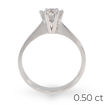 Forlovelsesring Margrete med Oval Lab Grown diamant i 0,40 ct og River (D) -VS1 - LAB1611640RVHV