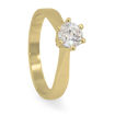 Forlovelsesring Margrete med Oval Lab Grown diamant i 0,50 ct og River (D) -VS1 - LAB1611650RVGU
