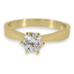 Forlovelsesring Margrete med Oval Lab Grown diamant i 0,50 ct og River (D) -VS1 - LAB1611650RVGU