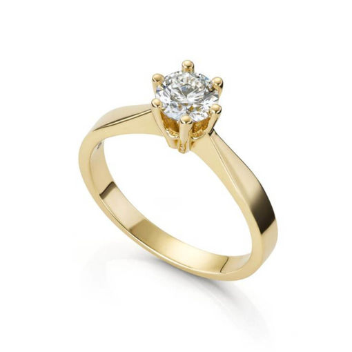 Forlovelsesring Margrete med Lab Grown diamant i 0,50 ct og River (D) -VS1 - LAB1611650RVGU