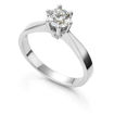 Forlovelsesring Margrete med Oval Lab Grown diamant i 0,40 ct og River (D) -VS1 - LAB1611640RVHV