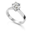 Forlovelsesring Margrete med Oval Lab Grown diamant i 1,50 ct og River (D) -VS1 - LAB16116150RVHV