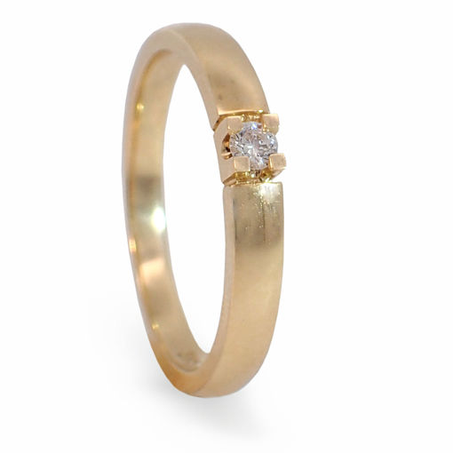Forlovelsesring diamantring Iselin 1x0.05 ct TW-Si-85010050