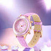 Swarovski klokke Octea Chrono watch Swiss Made, Leather strap, Purple, Rose gold-tone finish - 5690804