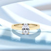Forlovelsesring med oval slip Lab Grown diamant - 0,70 ct River - VS - 200627