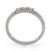 Iselin alliansering i hvitt gull med 3 diamanter - 8503010