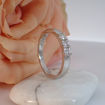 Iselin alliansering 585 / 14 karat hvitt gull med 0.10 ct. TW-Si - 8503010