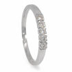 Elegant ring med klare steiner - 8505030