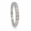 =Iselin alliansering i hvitt gull med 5 diamanter - 8505050