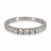 Iselin alliansering i hvitt gull med 5 diamanter - 8505050