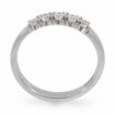 Iselin alliansering i hvitt gull med diamanter- 8505010