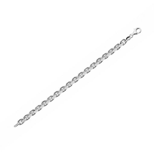 Anker herre kjede i sølv, 45 cm - 11-FD180-45