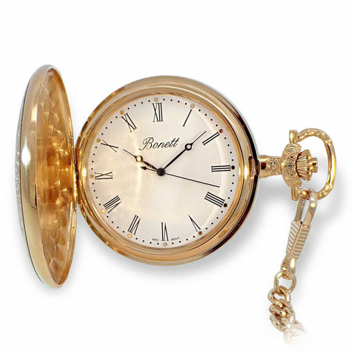 Bonett lommeur double mekanisk inkl. kjede - 462D