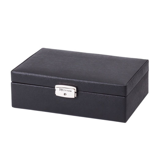 Smykkeskrin, svart, 240x160x80 mm - 3463733