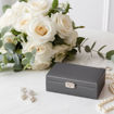 Smykkeskrin, grå, 240x160x80 mm - 3463734