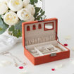 Smykkeskrin, oransje, 240x160x80 mm - 3463823