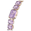 Swarovski klokke Watch Octagon cut bracelet, Purple, Champagne gold-tone finish - 5722364