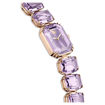 Swarovski klokke Watch Octagon cut bracelet, Purple, Champagne gold-tone finish - 5722364