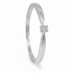 Diamantring forlovelsesring i hvitt gull 0,03 ct W-Si - COC5000552