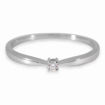 Diamantring forlovelsesring i hvitt gull 0,03 ct W-Si - COC5000552
