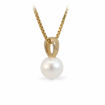 Smykke i 14kt gull med perle - coc7508