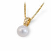 Smykke i 14kt gull med perle - coc7508