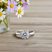 Forlovelsesring Margrete med Lab Grown diamant i 3,00 ct og River (D) -VS1 - LAB16116300RVHV