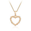 Smykke hjerte i gult gull 14 kt - 27524