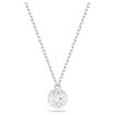 Swarovski smykke Dextera pendant Round cut, Sphere, White, Rhodium plated - 5693206