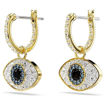 Swarovski øredobber Symbolica drop earrings Evil eye, Blue, Gold-tone plated - 5692163
