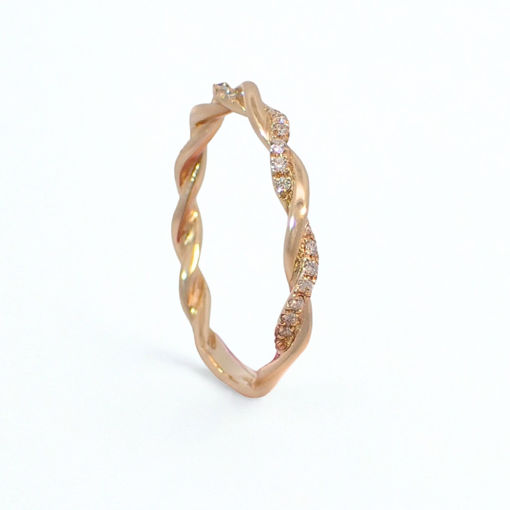 Gullring med zirkonia stener - coc5001179