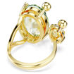 Swarovski Gema open ring Mixed cuts, Multicolored, Gold-tone plated - 5708028