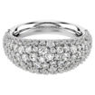 Swarovski Sublima ring White, Rhodium plated - 5737597